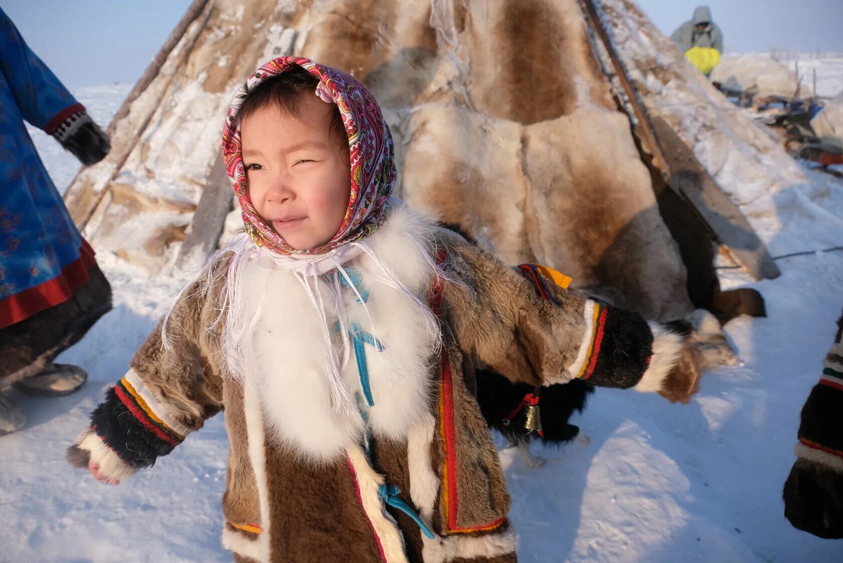 5 народов крайнего севера. Народы за полярным кругом. Малочисленные народы севера. Ненецкие девушки.