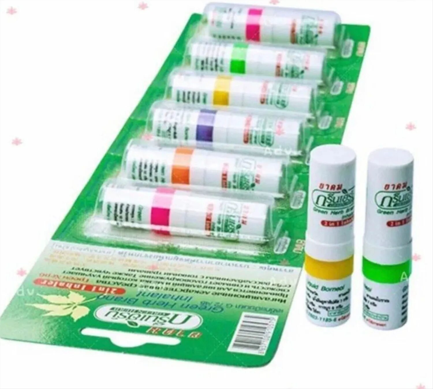 / green herb brand inhaler, 10 ml. Нюхалка, травяной карандаш-ингалятор green herb, 4 мл. Карандаш-ингалятор для носа green herb brand, 10 мл. Натуральные ингаляторы тайланд. Тайский ингалятор для носа green herb inhalant 2 in 1.