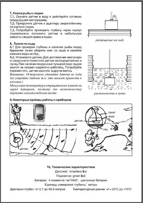 Конструкция эхолота для туристических судов (Консультации / Полезные устройства 