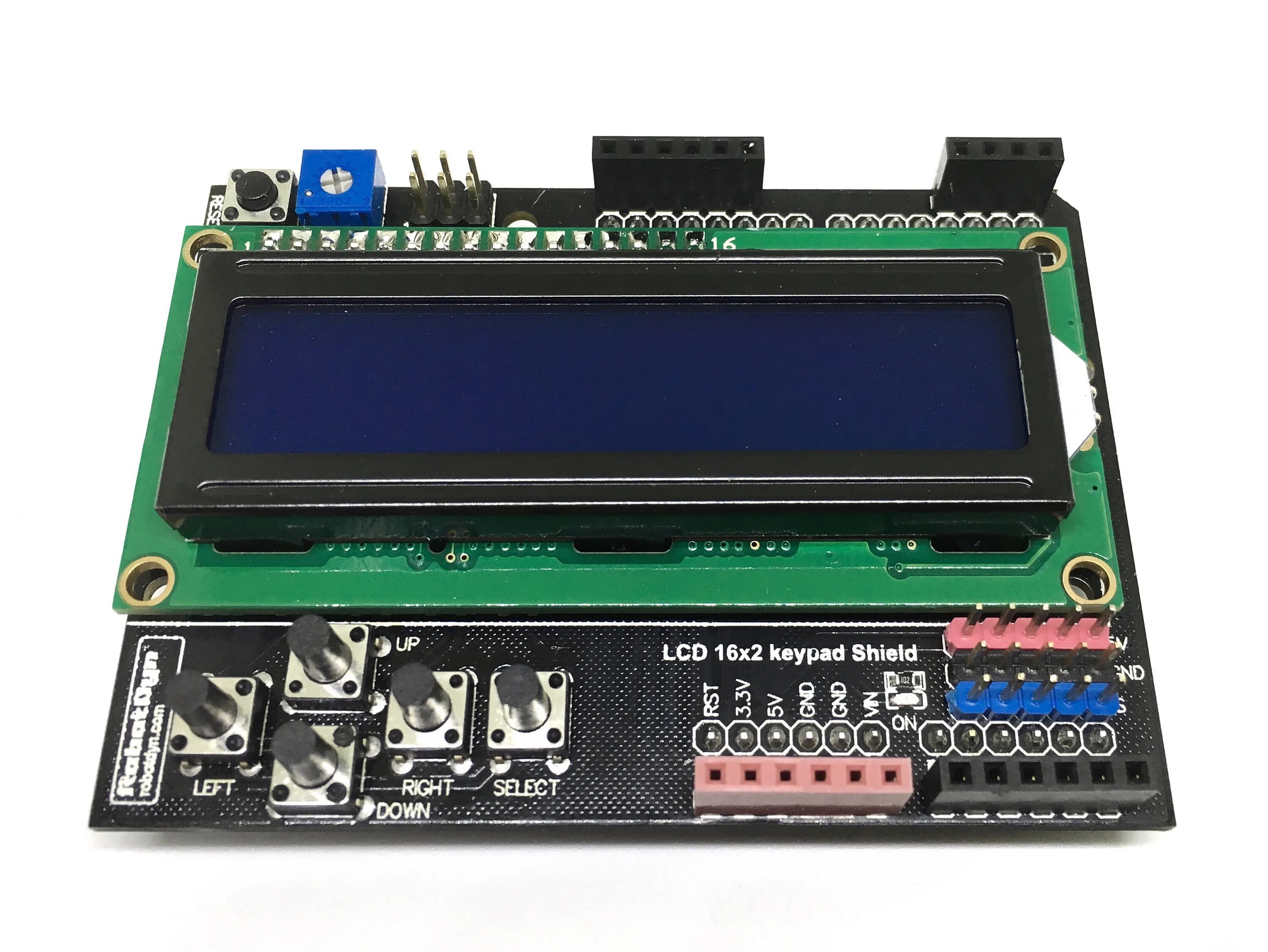 Lcd цветной. Lcd keypad shield 1602. lcd 16x2 keypad shield. d1 robot lcd keypad shield к nano. lcd display 1602 keypad shield.