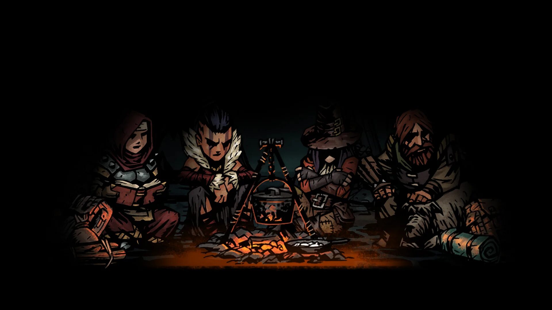 Dungeon стиль. Darkest dungeon. darkest dungeon костер. darkest dungeon привал арт. одержимый darkest dungeon.