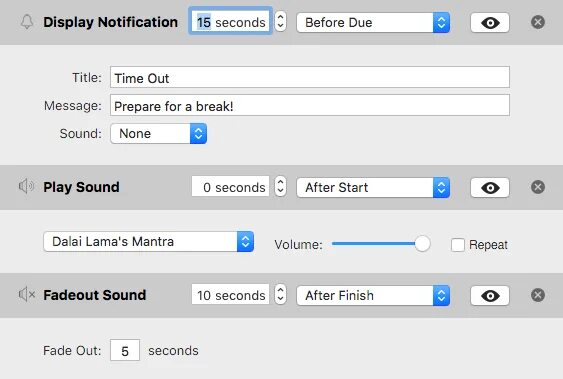 Time to break out. Time out mac os.