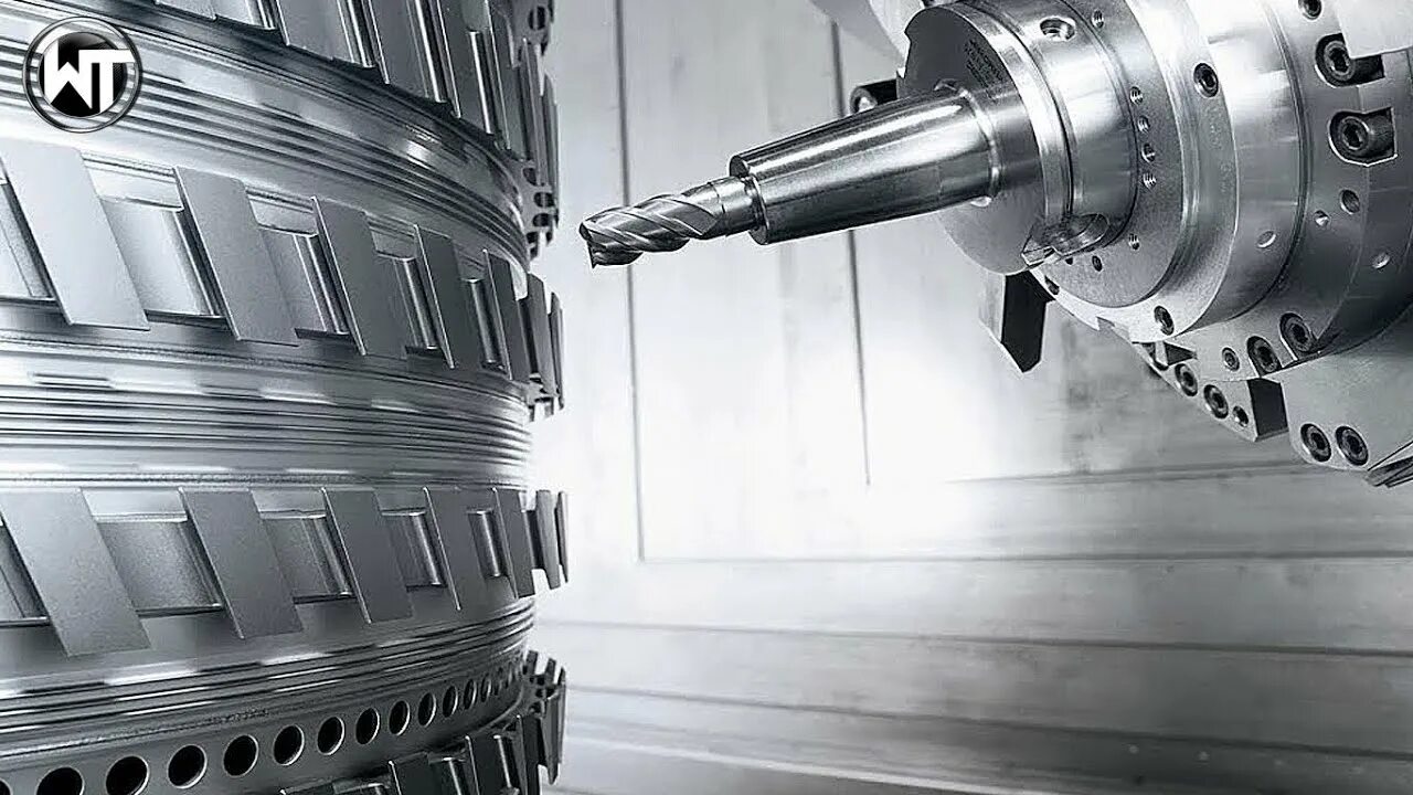 The process of machining