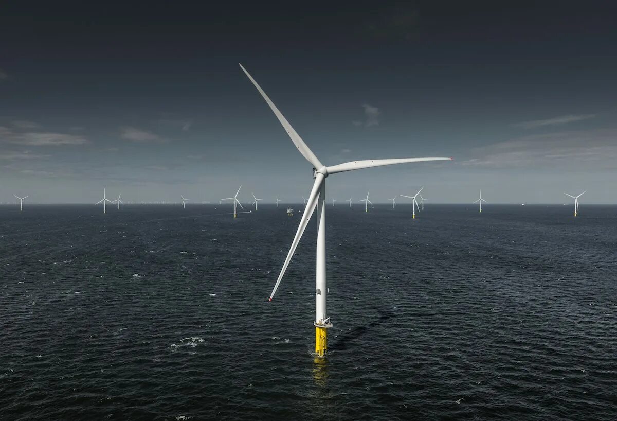 Wind string. Ветропарк walney extension. шельфовые вэс в дании.. vestas offshore wind. ветряная ферма уитли.
