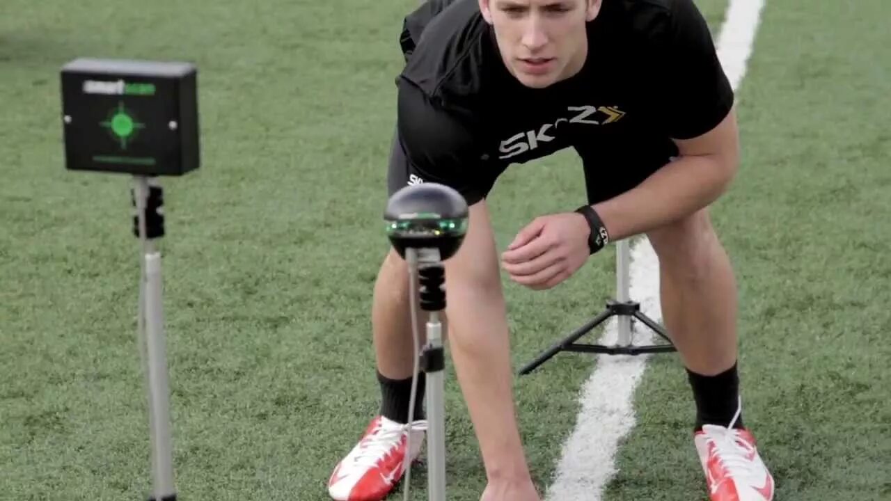 Drill run. T agility test. endurance test (loop). speedsys test. t drill.