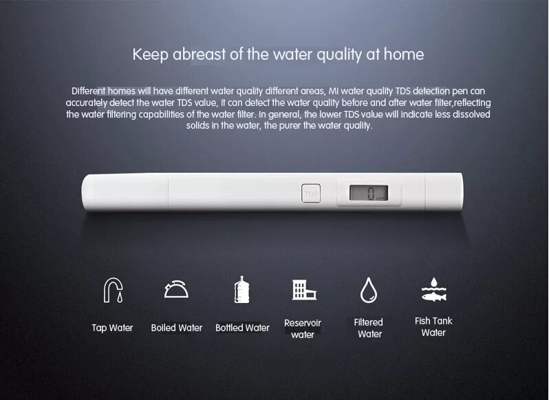 Тестер качества воды Xiaomi mi TDS. Тестер воды Xiaomi mi TDS Pen Water quality Tester. TDS Meter Water quality Test Detection Pen PH EC TDS-3 Test Smart Meter Digital. Xiaomi tds pen