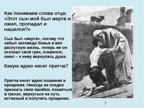 Отец поняла. Был мертв и ожил пропадал. Притча о блудном сыне. Притча об отце и сыне. Слова про сына.
