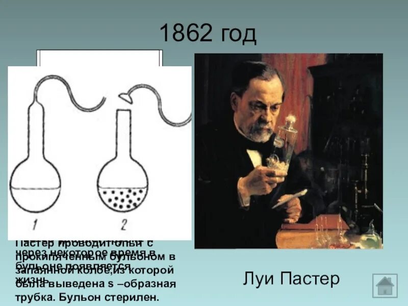 Эксперимент пастера. Луи пастер самозарождение жизни. эксперимент луи пастера с колбой. луи пастер опыт с бульоном. s образная колба луи пастера.