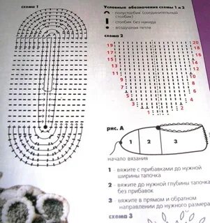 Описание подошвы крючком