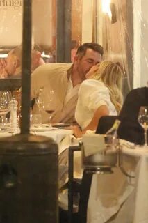 KATE UPTON and Justin Verlander at Pierluigi Restaurant in Rome 11/20/2021.