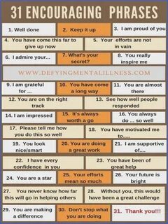 Encourage examples
