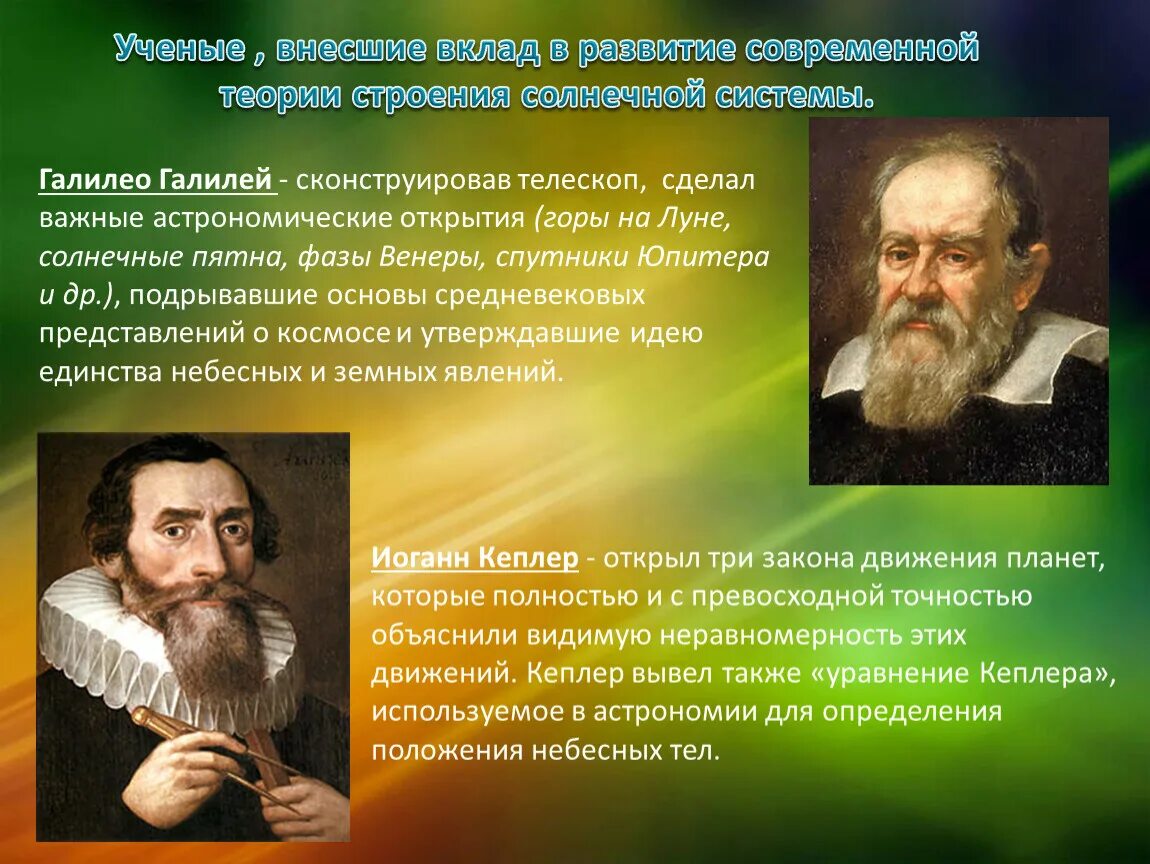 Современная теория строения. Галилео Галилей вклад в солнечной системе. Галилео Галилей теория. Галилео Галилей открытия в астрономии. Вклад ученых в изучении солнечной системы Галилей.