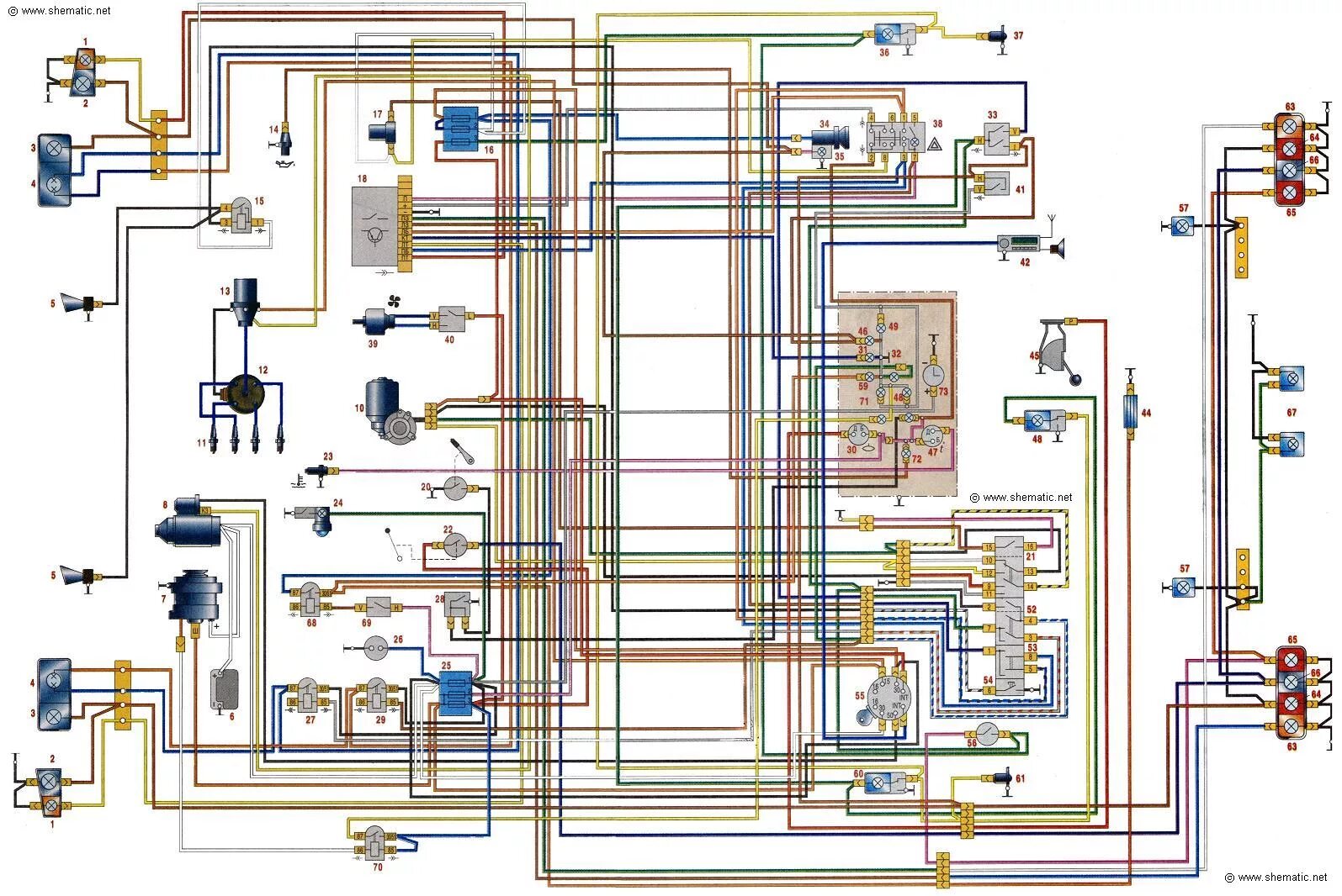 Схема электрооборудования Москвич 2140. Электросхема АЗЛК 2140. Схема электрики Москвич 2140. Москвич 2140 схема поворотников. Схема москвич 2140