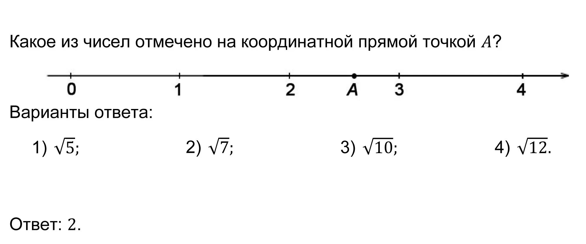 Отметьте на числовой прямой число корень 34