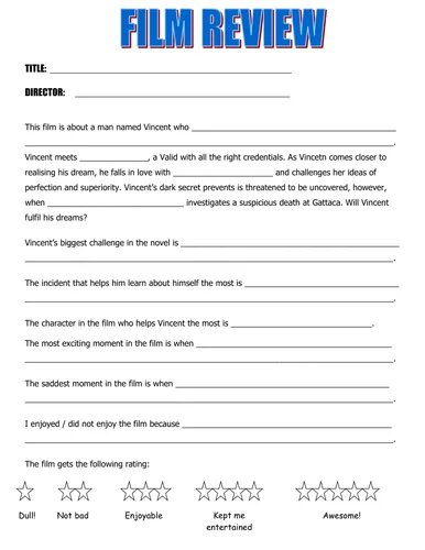 Review worksheet