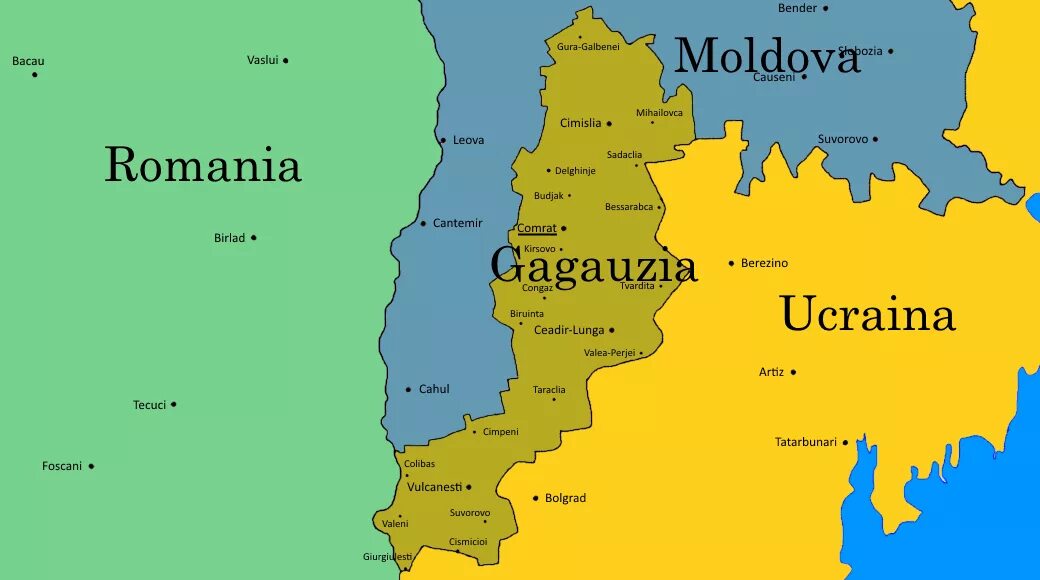 Гагаузия и Приднестровье на карте Молдавии. Гагаузия на карте Молдавии. Территория гагаузов в Молдавии на карте. Гагаузской автономии Молдавии карта. Гагаузия где это находится столица