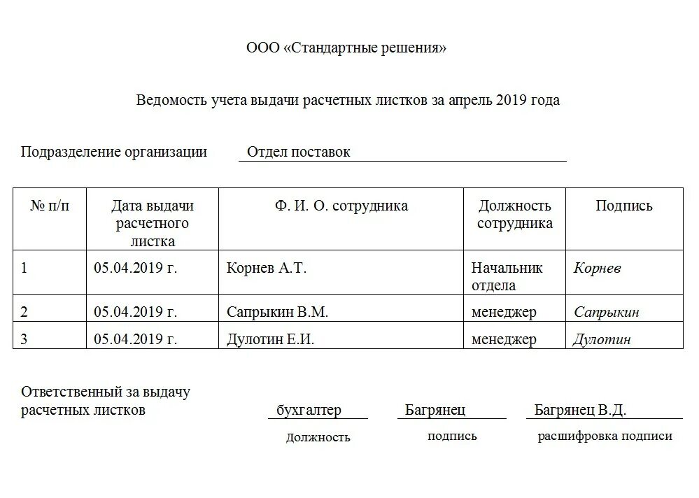 Получить выдача документов. Образец заполнения журнала выдачи расчетных листков. Ведомость получения расчетных листков. Журнал регистрации выдачи расчетных листков по заработной плате. Ведомость выдачи товара под роспись.