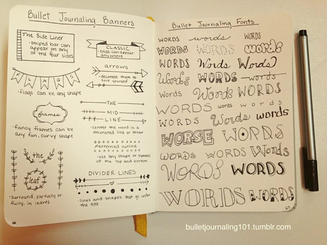 Before the author started bullet journaling