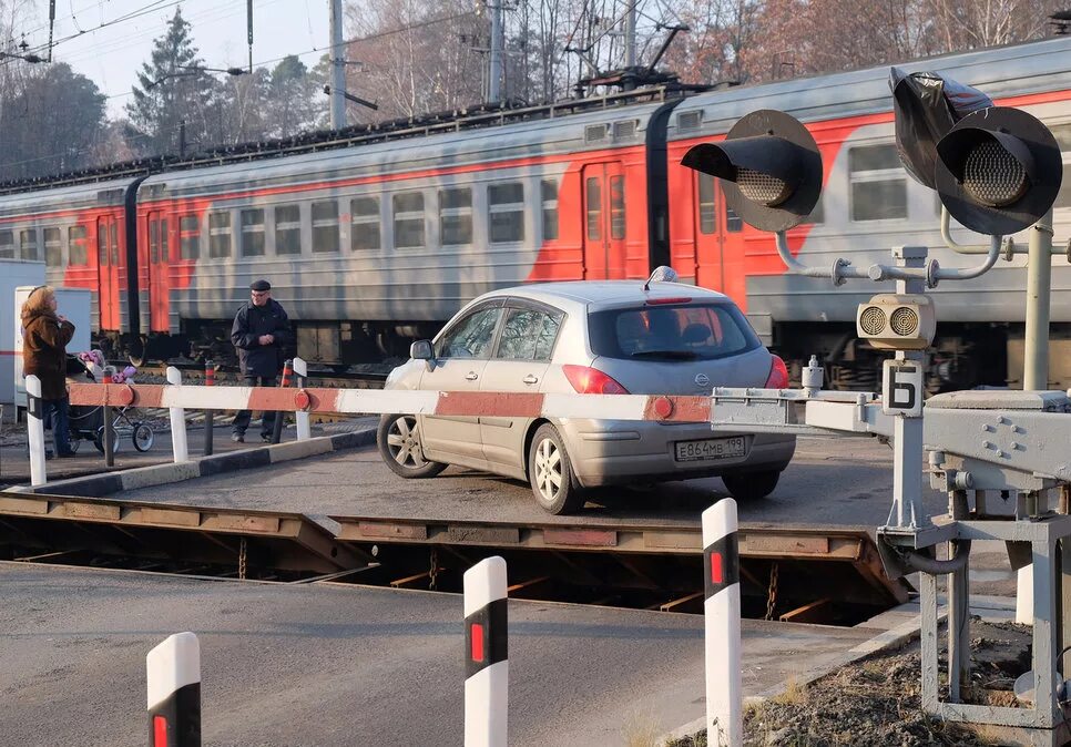 Проезд на красный через жд