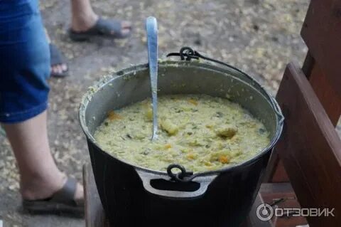 Каша в казане