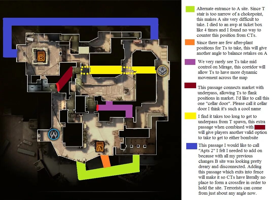 Карта mirage cs. Позиции de mirage. mirage название мест. карта мираж. название мест на мираже.
