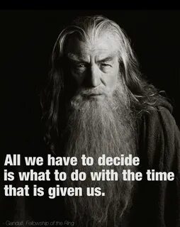 We have decided that we are