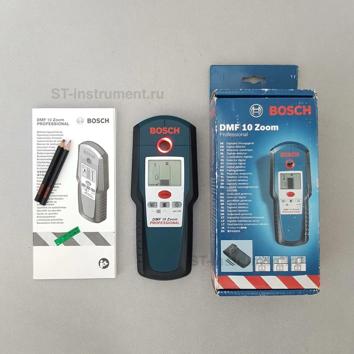 Детектор проводки инструкция. Детектор Bosch dmf10zoom.