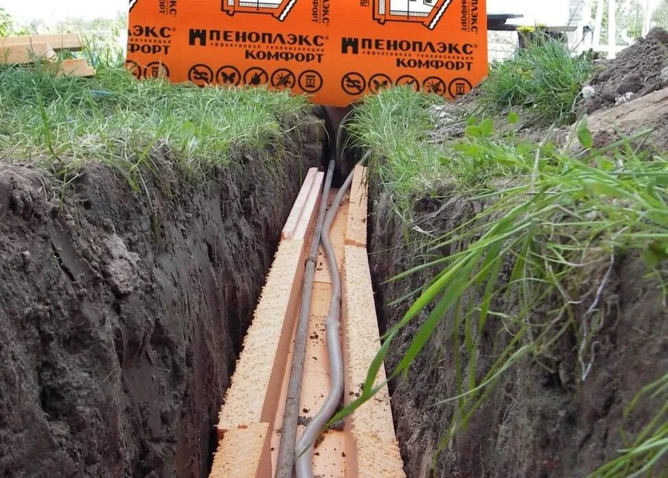Кабель в землю для дома