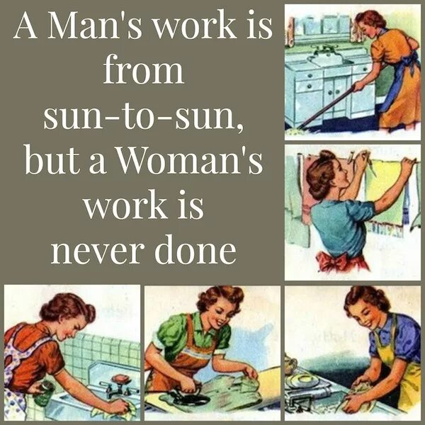 A woman’s work is never done. A woman work is never done русский эквивалент. Work is. Work is work. This man works