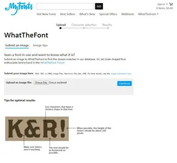 Found font