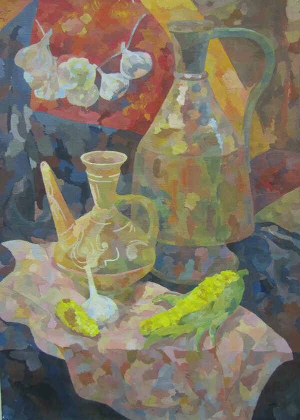 натюрморт дхш гуашь академический. работы по композиции в художественной школе. живопись гуашь дхш. декоративный пейзаж в дхш. станковая композиция.