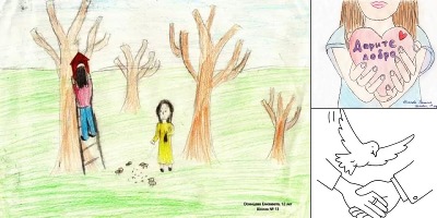 образ милосердия рисунок карандашом