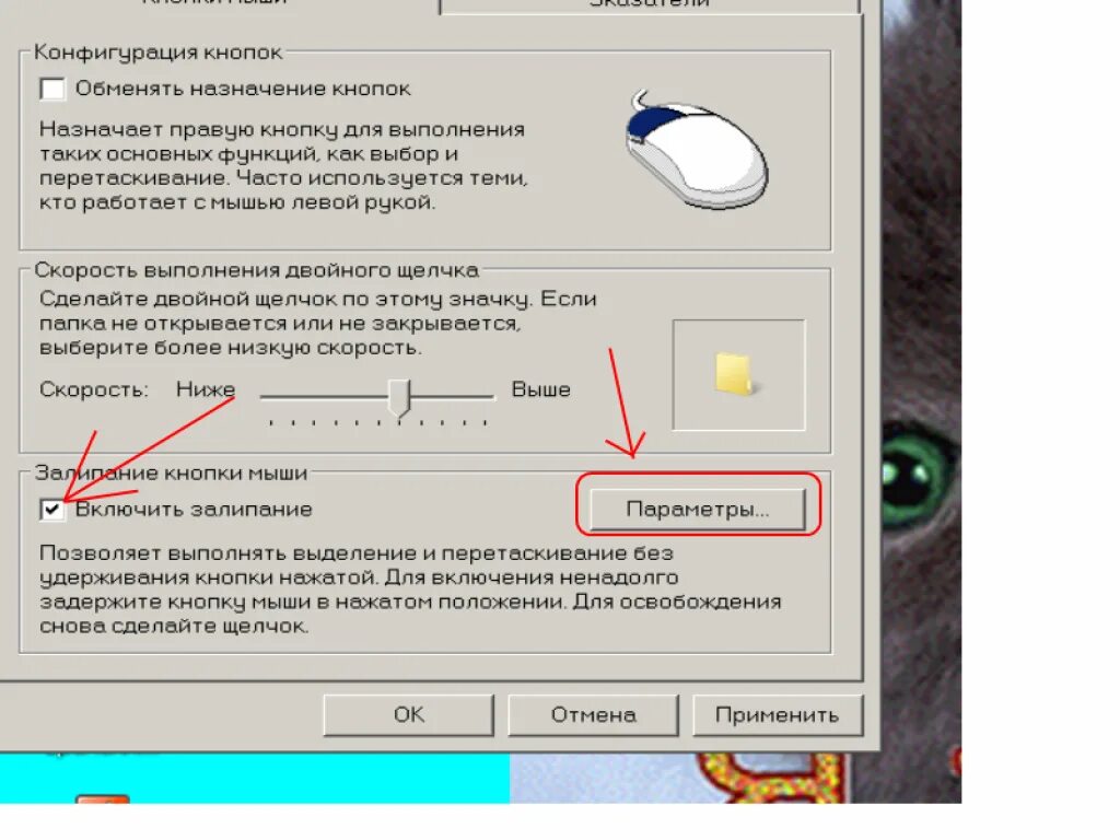 Нажать правую кнопку мыши. Залипание кнопки мыши. Двойной щелчок левой кнопкой мыши. Настройки мышь скорость кнопка. Кнопка двойного нажатия на мышке.