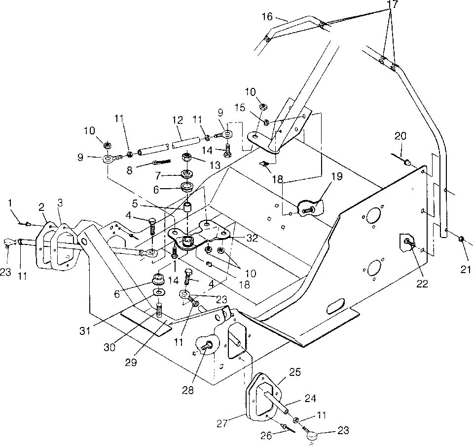 Запчасти поларис widetrak lx