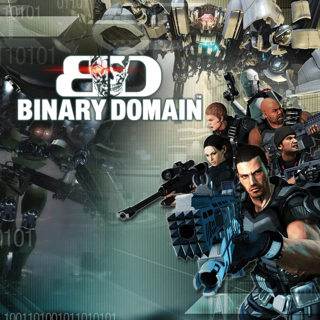 Домен игры. Binary domain обложка. Игра бинари домейн. Бинари домейн 3. Binary domain Постер.