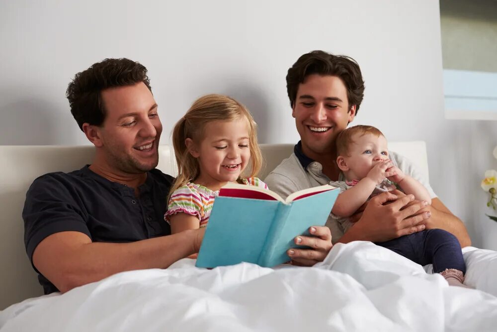 Dad reads