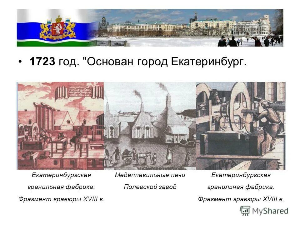 Кто был основателем екатеринбурга. Екатеринбург город завод 1723. Екатеринбург был основан в 1723 году. История основания города Екатеринбурга кратко. Екатеринбург 1723 год заводы.