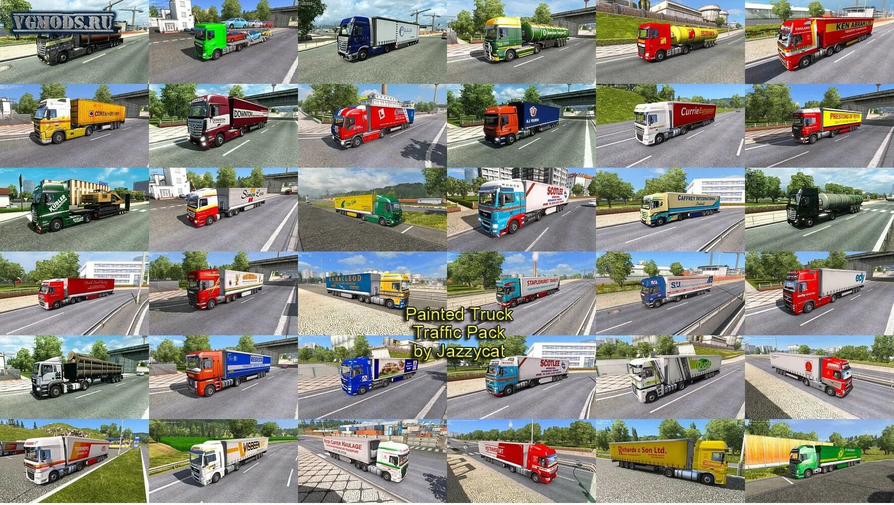 Трафик пак. Euro Truck Simulator 2 Траффик. Euro Truck Simulator 2 пак. Jazzycat моды для ETS 2. Euro Truck Simulator моды Paint.