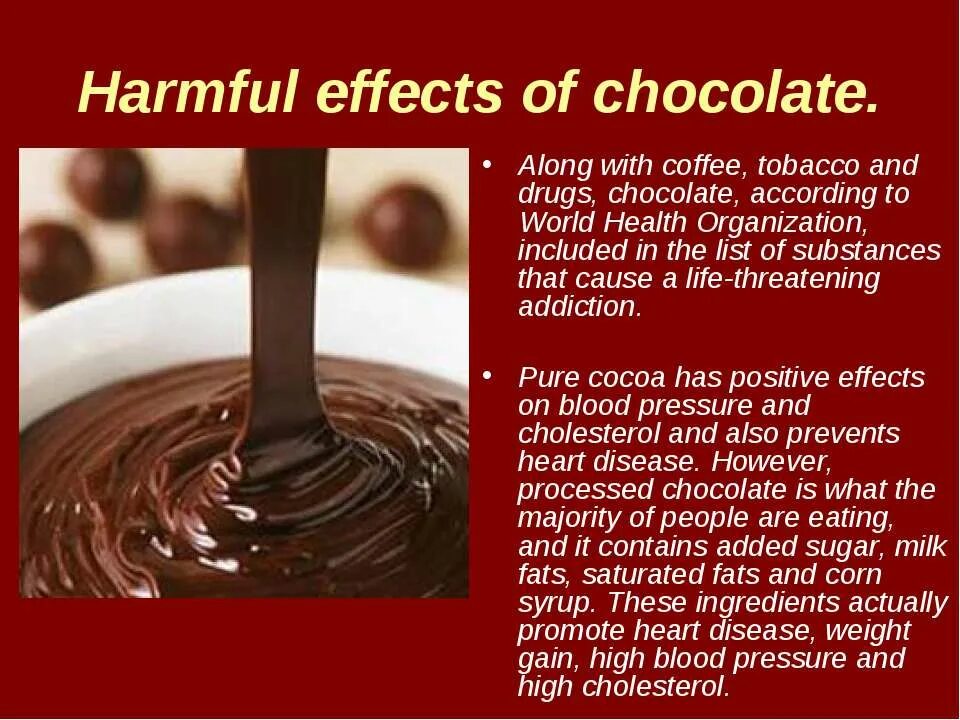 Chocolate drug. Chocolate presentation. Жидкий шоколад для презентации с текстом. Chocolate is или are.