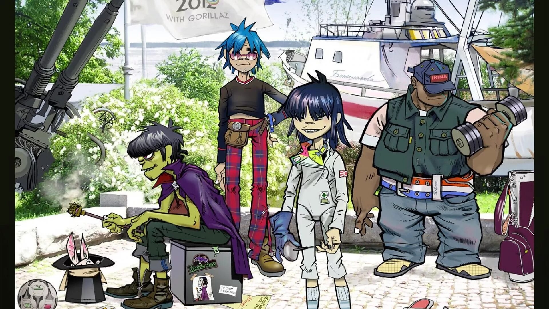 Горилазз. Группа гориллаз. Gorillaz Noodle 2005. Группа гориллаз персонажи. Группа гориллаз 2д.