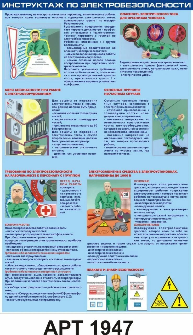 Организация обучения электробезопасности