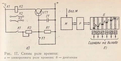 Принципиальные схемы реле