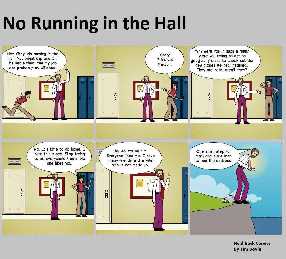 No Running in the Halls. Running in the Hallway. You May Run in the Corridors ответы.