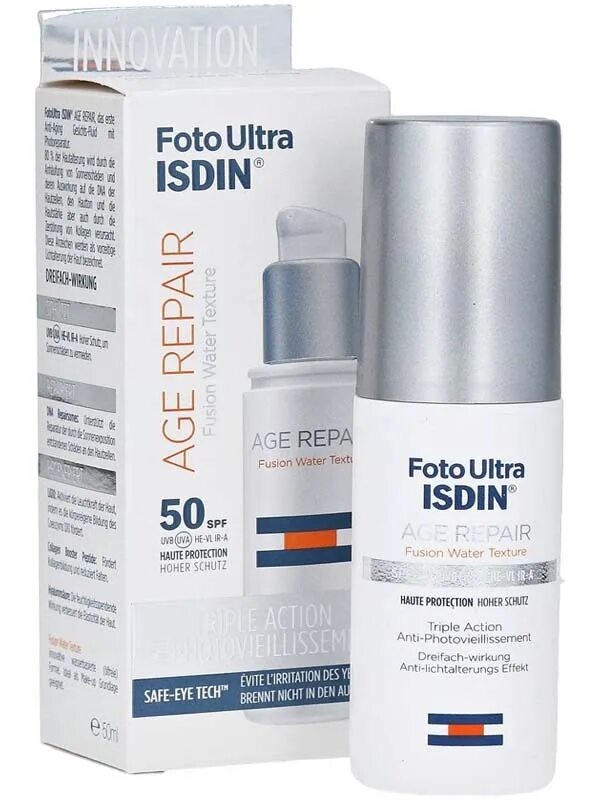 ISDIN FOTOULTRA age Repair флюид. ISDIN SPF. ISDIN санскрин. Foto Ultra ISDIN age Repair.