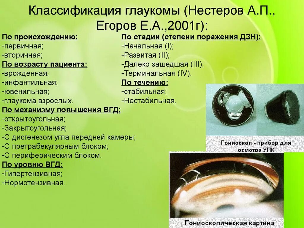 Глаукома лечение у взрослых. Классификация первичной открытоугольной глаукомы. Первичная закрытоугольная глаукома классификация. Классификация открытоугольной глаукомы по стадиям. Классификация первичной глаукомы по Нестерову.