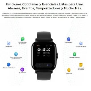 Характеристики часов amazfit