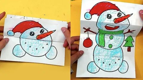 Как сделать новогодние рисунки легко