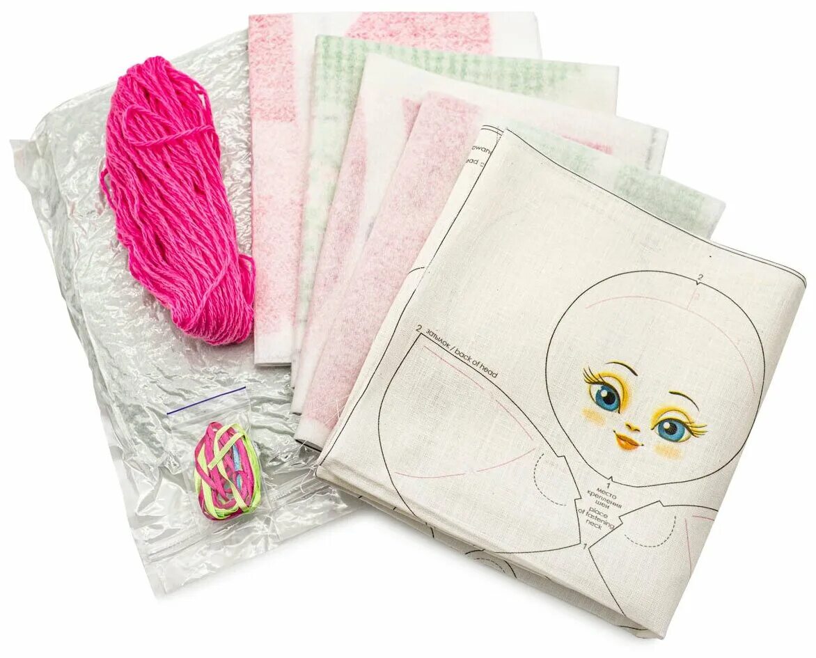 Набор для создания каркасной текстильной куклы. К1001 набор для создания каркасной текстильной куклы. Набор для изготовления каркасной текстильной куклы Nova Sloboda.