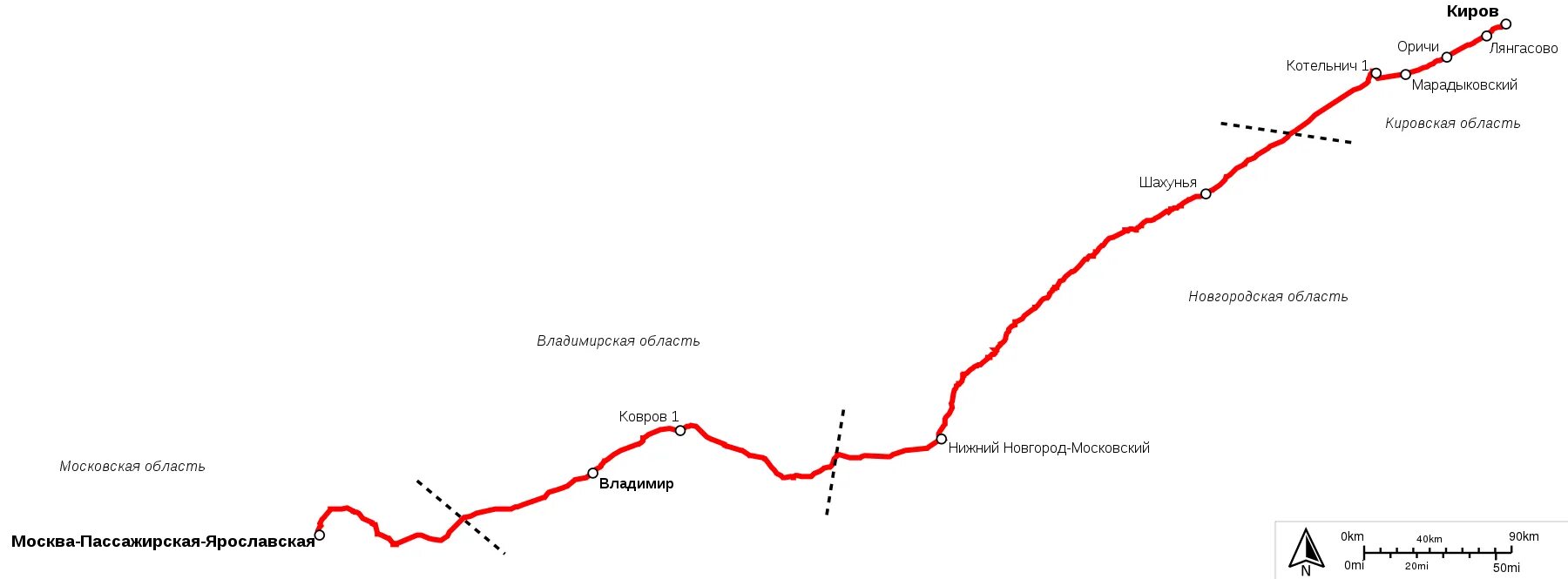 Движение поездов киров. Поезд Вятка маршрут. Схема железных дорог Москва Киров. Маршрут поезда Москва Киров. Схема маршрута поезда.
