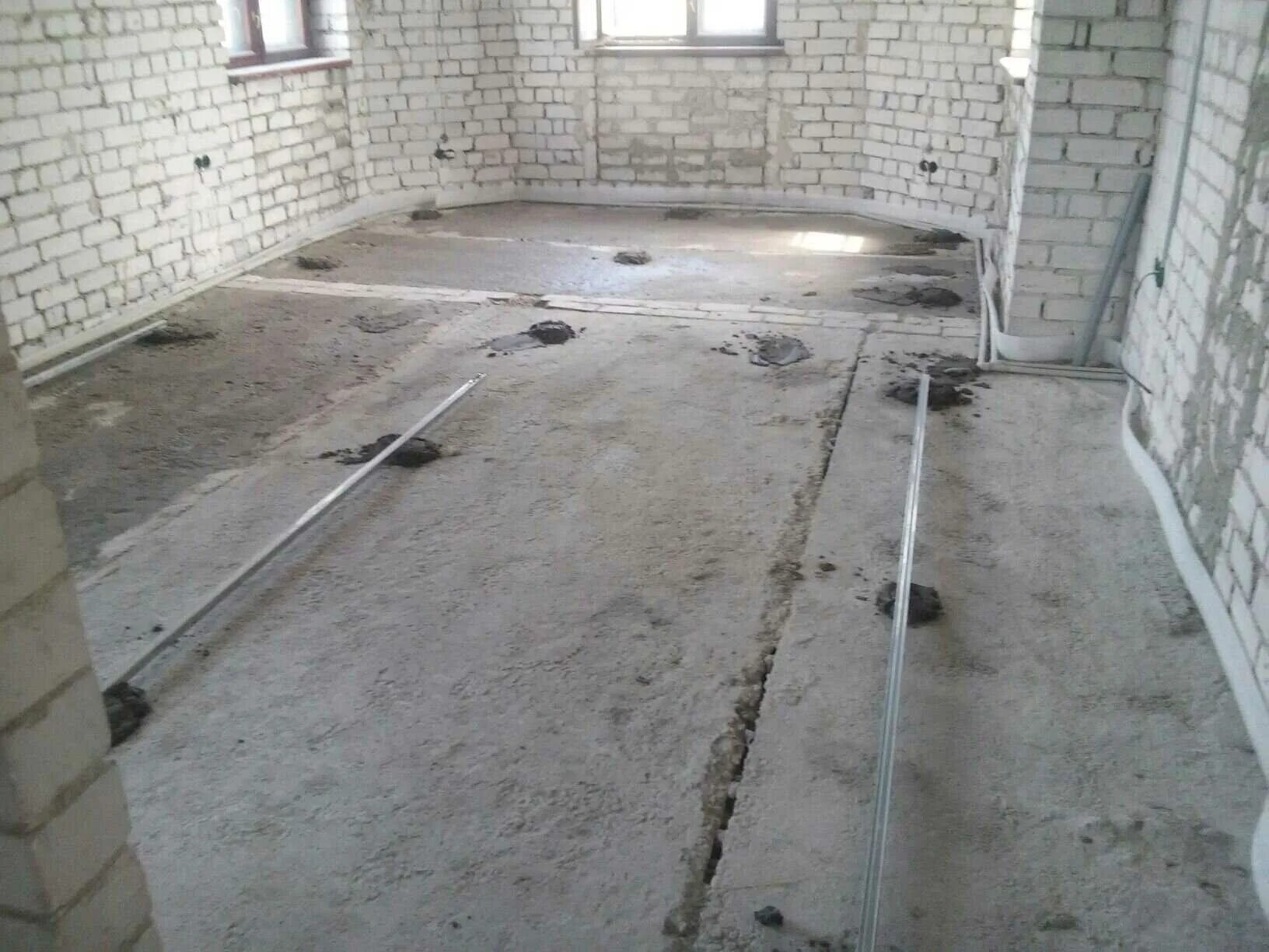Стяжка частного дома